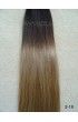 65 Gram 20" Hair Weave/Weft Colour #2/18 Dip Dye/Ombre (Half Head)